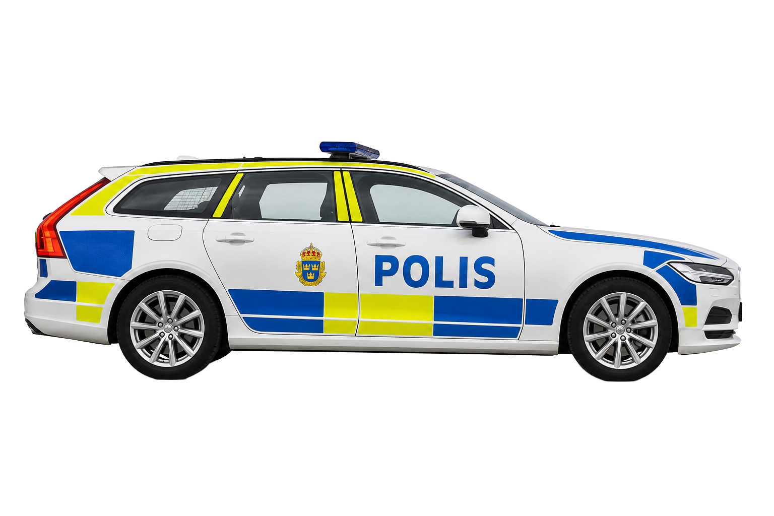 Svensk polisbil
